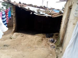 The area that was formally houses 5, 6 & 7